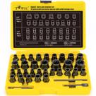 Kit extrator de parafusos Topec Conjunto de extrator de parafusos quebrados de 35 peças