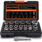 Kit extrator de parafusos Valkynos Bolt Extractor 13 unidades de aço Cr-Mo
