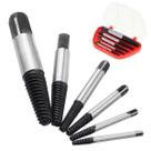 Kit Extrator Tira Parafuso Quebrado 5 Peças 1/8 a 3/4 pol