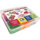 Kit Fabrica de Pulseiras com 600 Elasticos EZBANDZ I9 Brinquedos