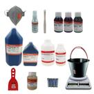 Kit Fabricação de Mesas Resinadas com Corantes Black Universe