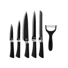 Kit Faca Churrasco Carne Cozinha Legumes 6 peças Corneta