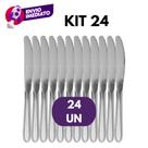 Kit Faca De Mesa Serrilhada Em Aço Inox Talher Para Refeição Dia a Dia Bar Restaurante