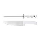 Kit Faca e Chaira Conjunto Para Churrasco em Aço Inoxidável Kit Faca e Chaira Conjunto Para Churrasco em Aço Inoxidável