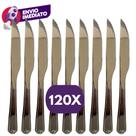Kit Faca Mesa Talher Refeição Jantar Churrasco Inox Premium Cozinha Buffet Restaurante Bar