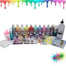 Kit Faça Seu Slime Completo Grande Com Neve Instantânea e Copo - Ine Slime