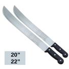 Kit Facão para Mato Camping Coco Cabo de Plástico 20" a 22" Kit Facão para Mato Camping Coco Cabo de Plástico 20" a 22"