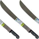 KIT Facão Tramontina 18 Polegadas para Mato Lâmina de Aço Carbono 45 cm Cabo de Polipropileno 12,5 cm - 3 Unidades