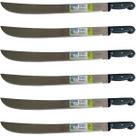 KIT Facão Tramontina 20 Polegadas para Mato Lâmina de Aço Carbono 50 cm Cabo de Polipropileno 12,5 cm - 6 Unidades