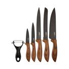 Kit Facas Multiúso Aço Inox 6 Peças Monaliza