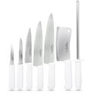 Kit Facas Profissionais Inox 7 Peças Gourmet Mix
