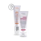 Kit Facial Anti Idade Creme Firmador Colo e Pescoço e Sérum Vitamina C Extratos da Terra