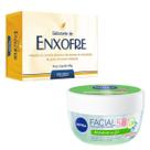 Kit Facial Antiacne e Hidratação Sabonete 90g Arte Nativa Creme Nivea Hidratante em Gel 5 em 1
