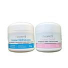 Kit Facial Creme Hidratante Rápida Absorção e Antissinais Aromá - 50g cada