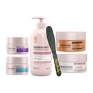 Kit Facial Dia/Noite+Sabonete+Esfoliante+Mascara Argila Hidramais