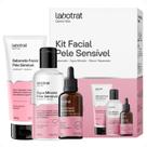 Kit Facial Labotrat Dermo Skin Pele Sensível: Sabonete, Tônico e Sérum Kit Facial Labotrat Dermo Skin Pele Sensível: Sabonete, Tônico e Sérum