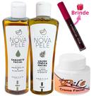 Kit Facial Nova Pele: Sabonete Líquido + Loção Tônica + Creme Clareador Kit Facial Nova Pele: Sabonete Líquido + Loção Tônica + Creme Clareador