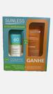 Kit Facial Protetor Solar FPS 60 Toque Seco Gel de Limpeza Hidraderm Vitamina C Sunless
