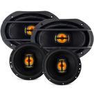 Kit Fácil Auto Falantes 6pol +6x9 Jb669 Flex Le Son 220w Som