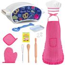 Kit Fácil de Assar com Forno, Avental, Luva e Livro de Receitas