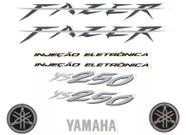 Kit Faixa Adesivo Completo Fazer 250 2005 A 2010 Cores Kit Faixa Adesivo Completo Fazer 250 2005 A 2010 Cores