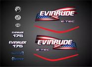 Kit Faixa Adesivo Evinrude 175 E-tec Customizado