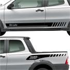 Kit Faixa Adesivo Hard Working Fiat Strada Dupla- Preto 13 Kit Faixa Adesivo Hard Working Fiat Strada Dupla- Preto 13