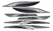 Kit Faixa Adesivo Jet Ski Yamaha Fx Cruiser Ho 2015