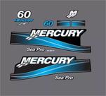 Kit Faixa Adesivo Mercury 60 Hp Sea Pro