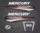 Kit Faixa Adesivo Mercury 90 Hp Four Stroke