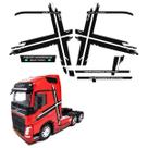 Kit Faixa Adesivo Miniatura 1/32 Volvo Fh Performance Preto