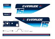 Kit Faixa Adesivo Motor Evinrude 15 Hp Ano 1979