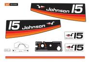 Kit Faixa Adesivo Motor Johnson 15 Hp Ano 1974