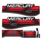 Kit Faixa Adesivo Motor Mercury 40 Hp 1998