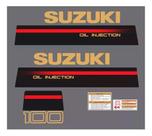 Kit Faixa Adesivo Motor Suzuki 100 Hp Ano 1995 A 1997