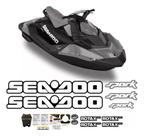 Kit Faixa Adesivos Sea Doo Spark Etiquetas Jet Ski Cinza Kit Faixa Adesivos Sea Doo Spark Etiquetas Jet Ski Cinza