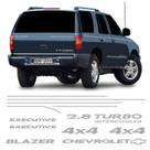 Kit Faixa Blazer Executive 2007/2008 4x4 2.8 Adesivo Prata Kit Faixa Blazer Executive 2007/2008 4x4 2.8 Adesivo Prata