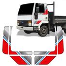 Kit Faixa Caminhão Ford Cargo 1991 Adesivo Lateral Azul