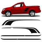 Kit Faixa Chevrolet Montana 2013 Adesivo Lateral Decorativo