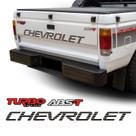 Kit Faixa Chevrolet Preto D20 + Adesivos Turbo Plus E Abs-t