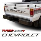 Kit Faixa Chevrolet Preto D20 + Adesivos Turbo Plus E Abs-t