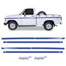 Kit Faixa D20 Conquest 1993 Adesivo Lateral Cabine Simples