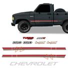 Kit Faixa D20 Conquest 1996 Cab. Simples + Adesivo Chevrolet