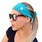 kit Faixa de cabeça + Scrunchie Academia Anti Suor Faixa de Cabelo para atividades fitness UV50+