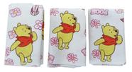 Kit Faixa De Umbigo Estampada Ursinho Pooh Bebe C/ 3 Unidade