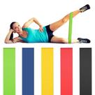 Kit Faixa Elástica Band Extensor 5 Níveis Resistance
