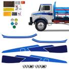 Kit Faixa +Emblema Lateral Resinado Caminhão 1113 Decorativo