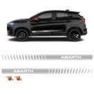 Kit Faixa Fiat Pulse Abarth 2023 Adesivo Lateral + Emblemas