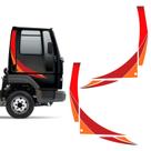 Kit Faixa Ford Cargo 2001 Adesivo Lateral Modelo Original