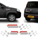 Kit Faixa Lateral e Traseira Para-Lama Fiat Uno Sporting